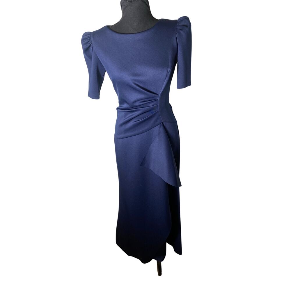 Xscape Navy Blue Formal Dress